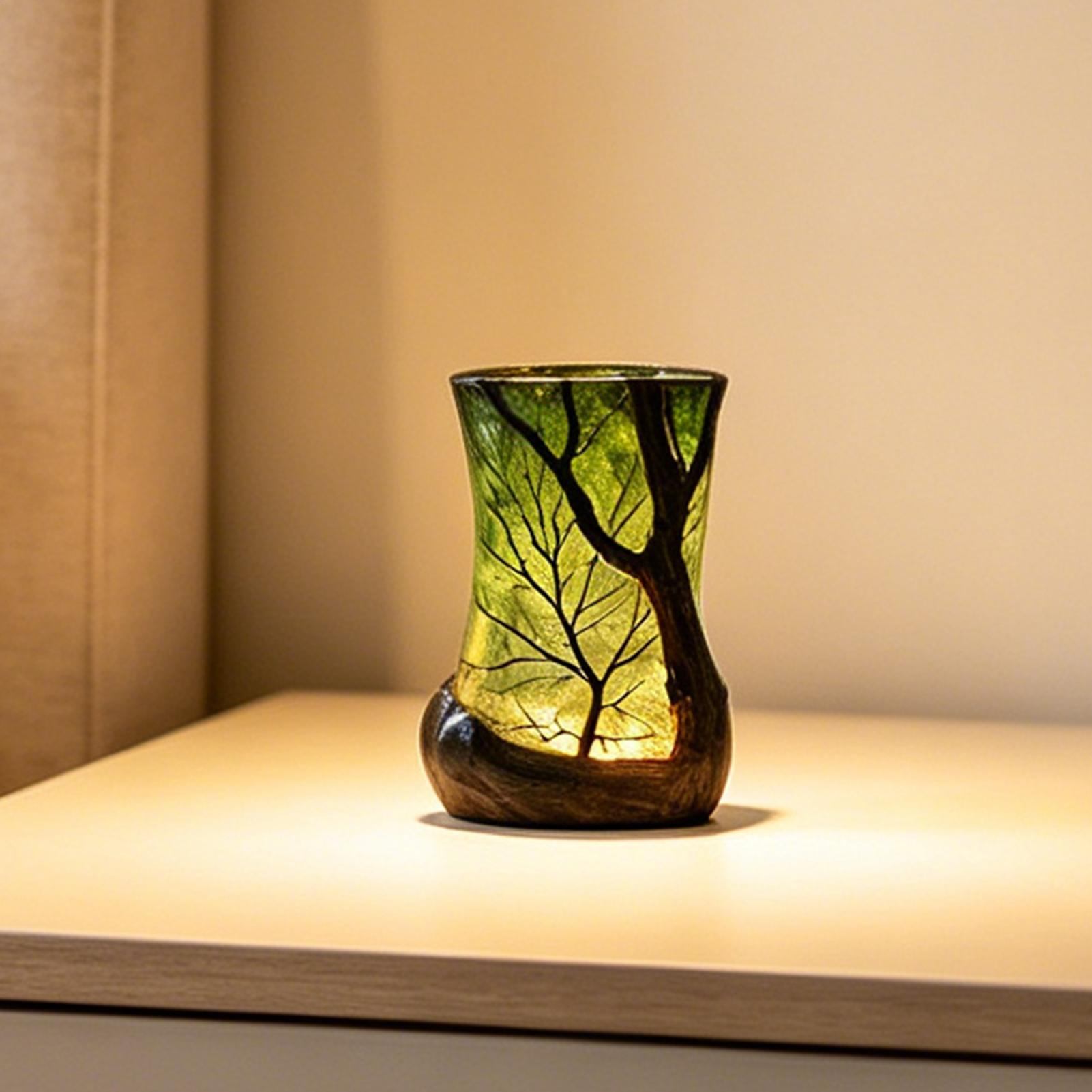 Office Furniture Design - Bedside Table Lamp Forest Nightlight Decorative