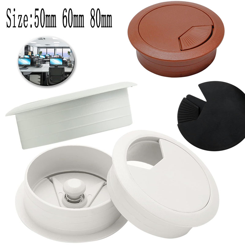 Office Furniture And Desks - 1Pcs Cable Hole Cover Cord Grommets