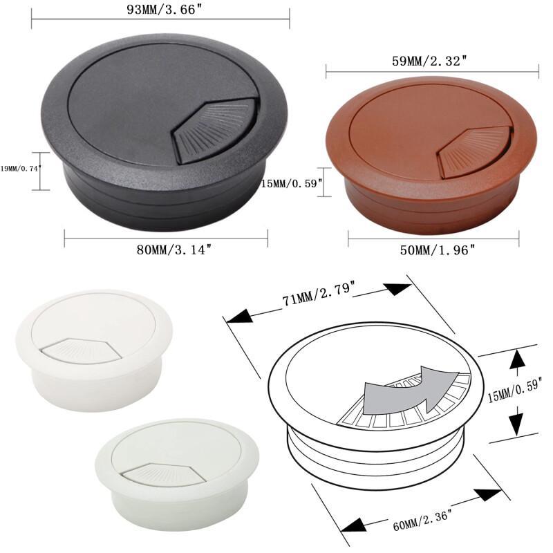 1Pcs Cable Hole Cover Cord Gro - đánh giá và giá Office Furniture And Desks