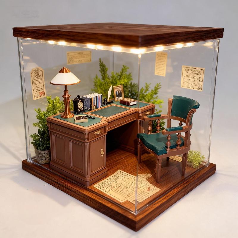 1:12 Scale Dollhouse Mini Vint - đánh giá và giá Office Furniture And Desks