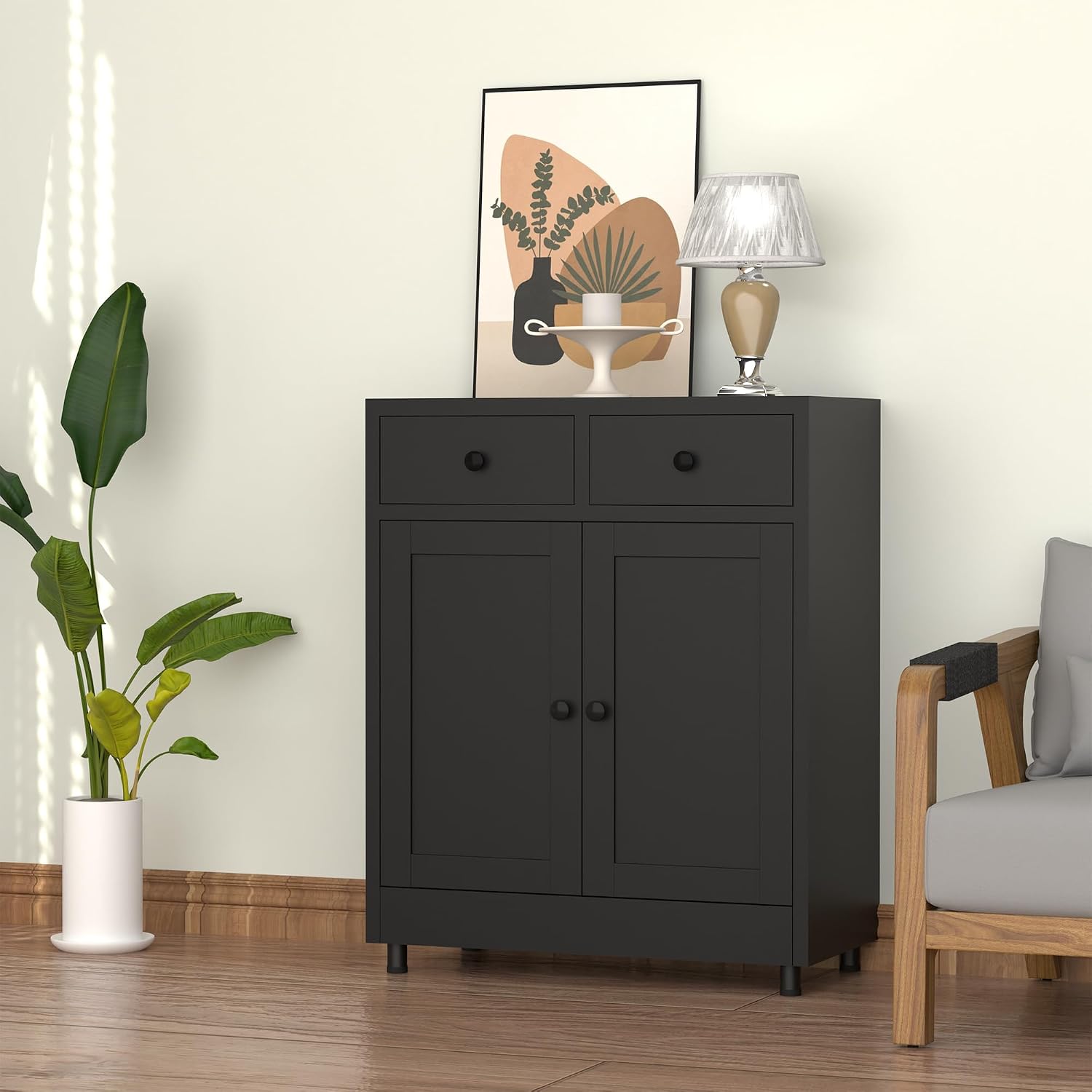 Metal Storage Cabinet With Dra - đánh giá và giá Credenza Office Storage