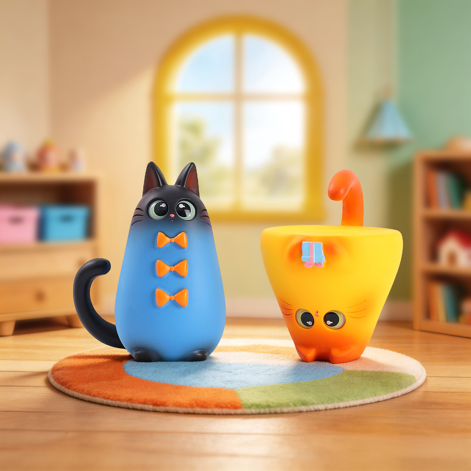 Blind Box Cat Figurine Resin C - đánh giá và giá Office Furniture Design