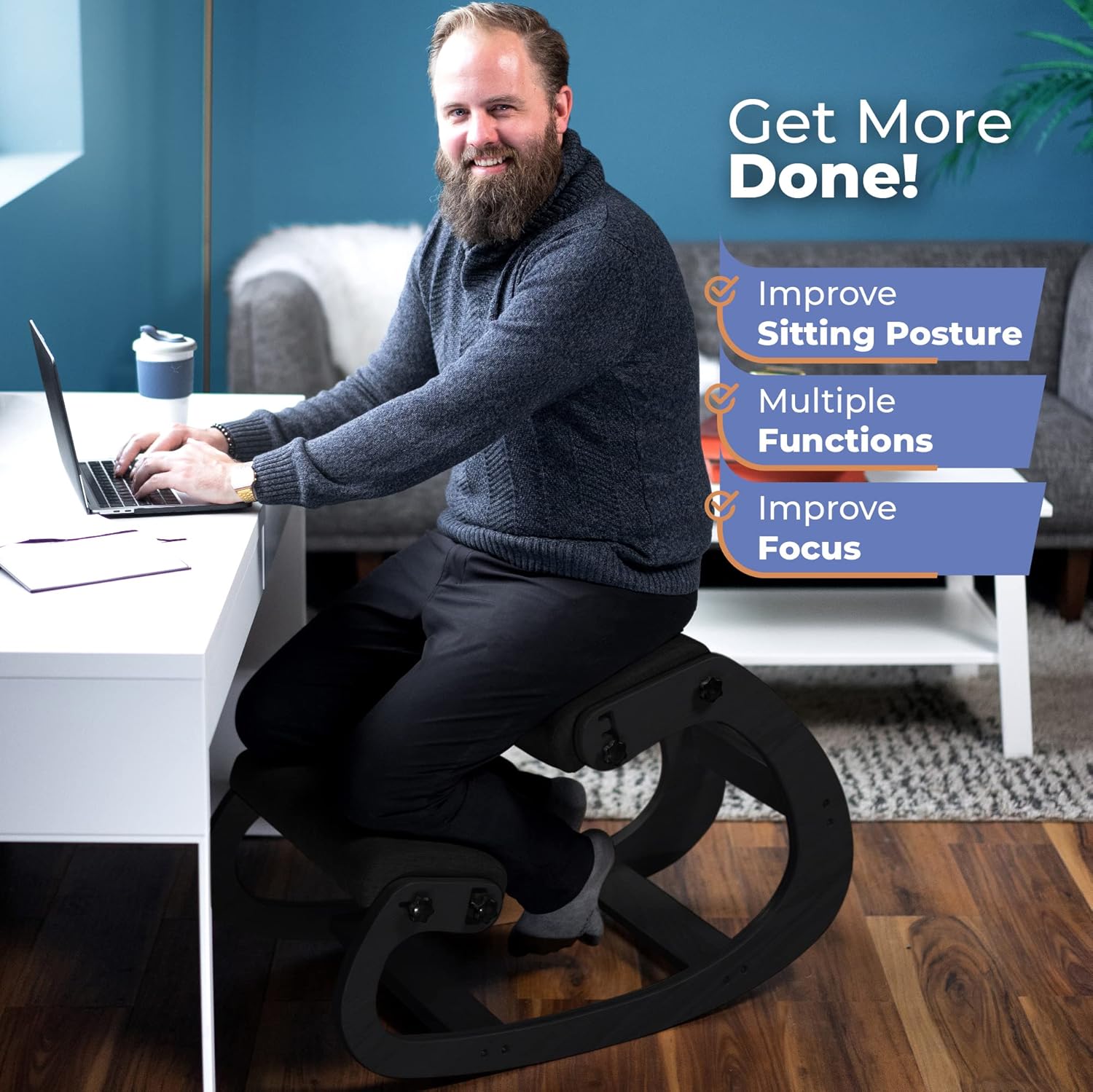 Ergonomic Wooden Kneeling Chai - đánh giá và giá Office Furniture And Desks