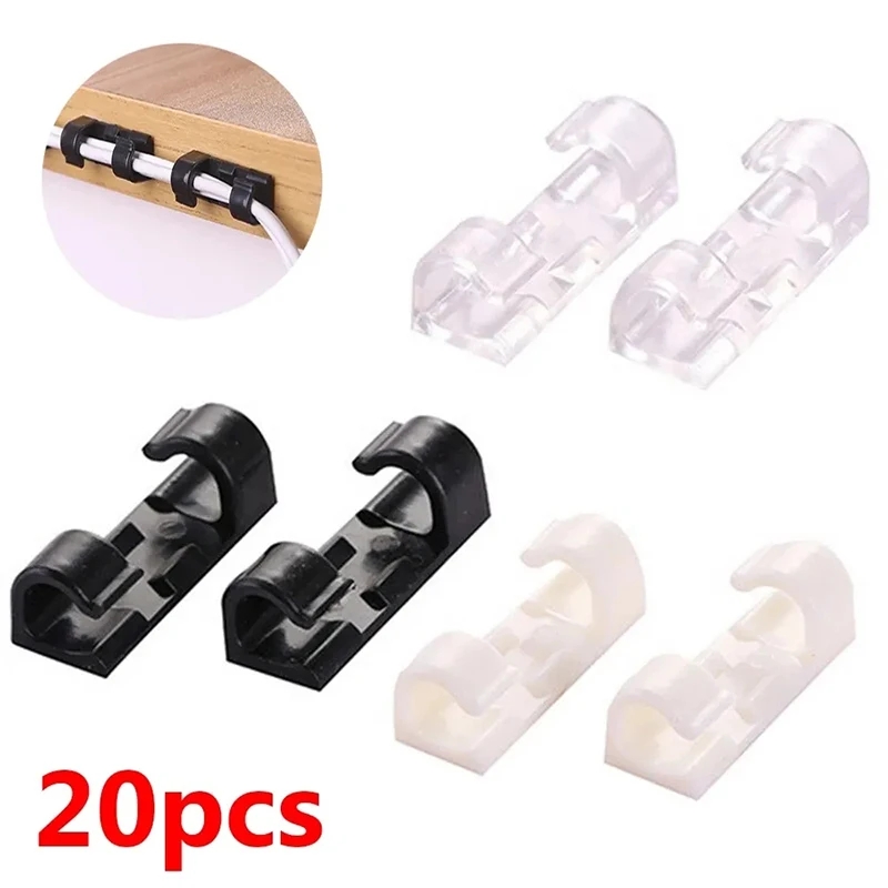 20Pcs Cable Organizer Clips Ca - đánh giá và giá Work Office Furniture