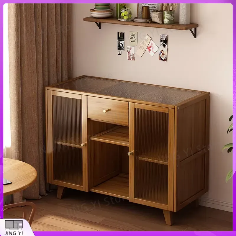 Wooden Kitchen Cabinet Buffet  - đánh giá và giá Credenza Office Storage