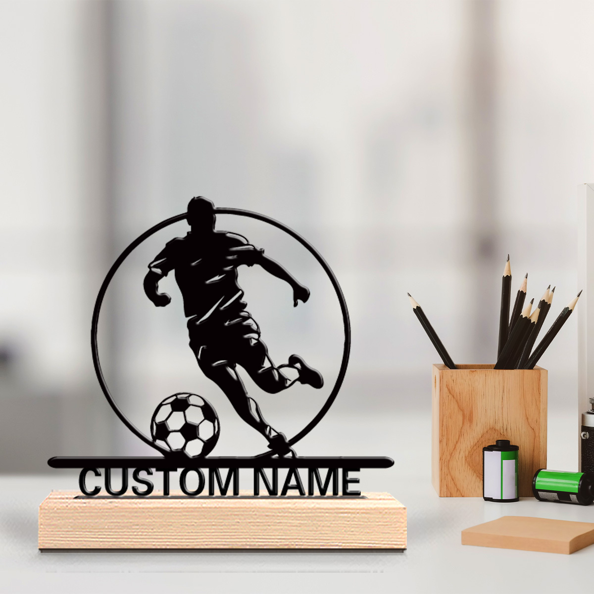 Custom Soccer Player Metal Sta - đánh giá và giá Office Furniture Design