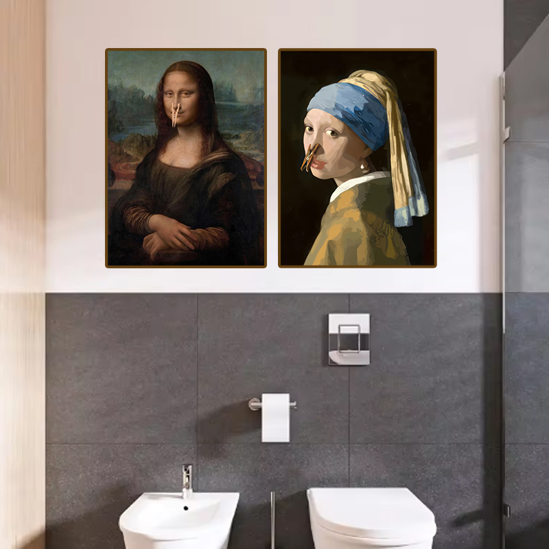1pc Funny Abstract Bathroom To - đánh giá và giá Office Furniture Design
