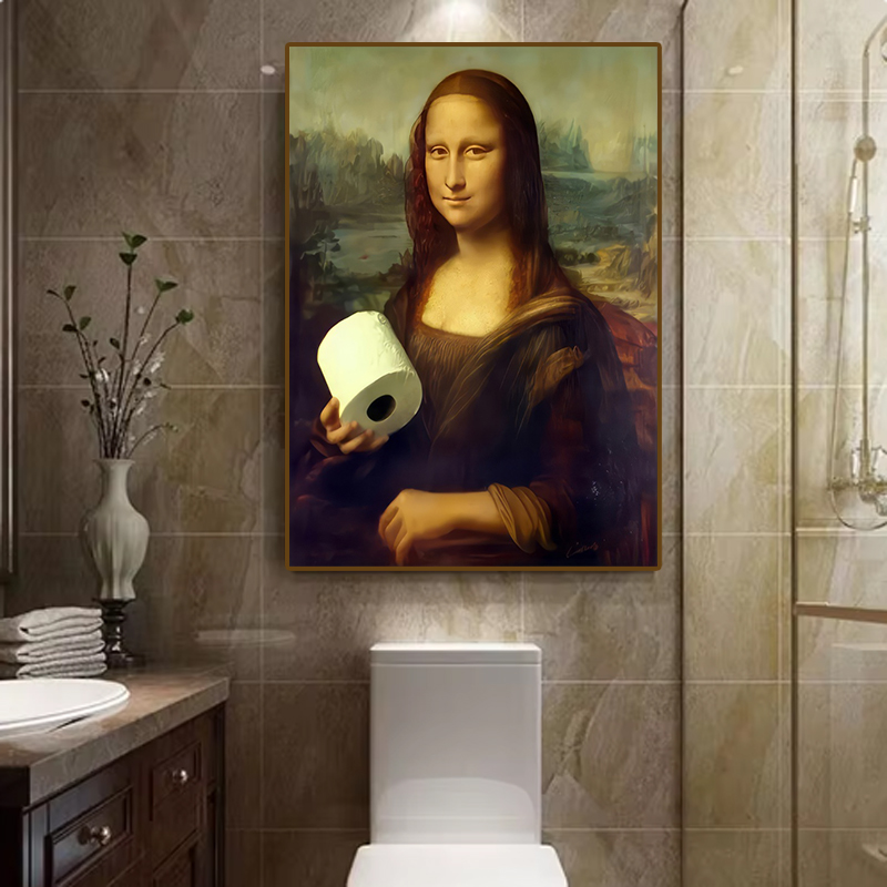 1pc Funny Abstract Bathroom To - đánh giá và giá Office Furniture Design