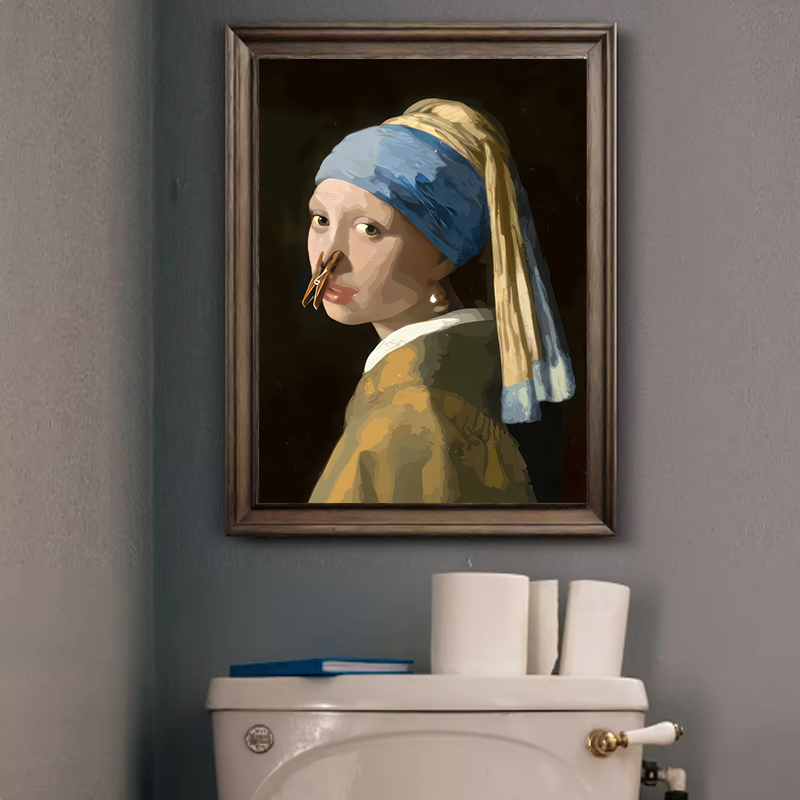 1pc Funny Abstract Bathroom To - đánh giá và giá Office Furniture Design