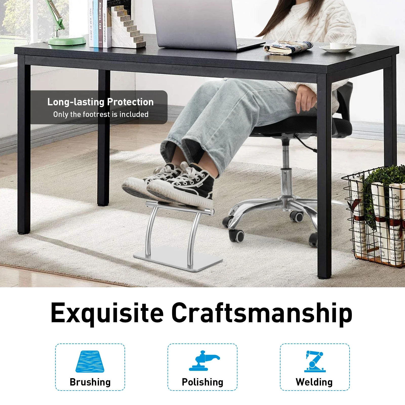 Stainless Steel Foot Rest for  - đánh giá và giá Work Office Furniture
