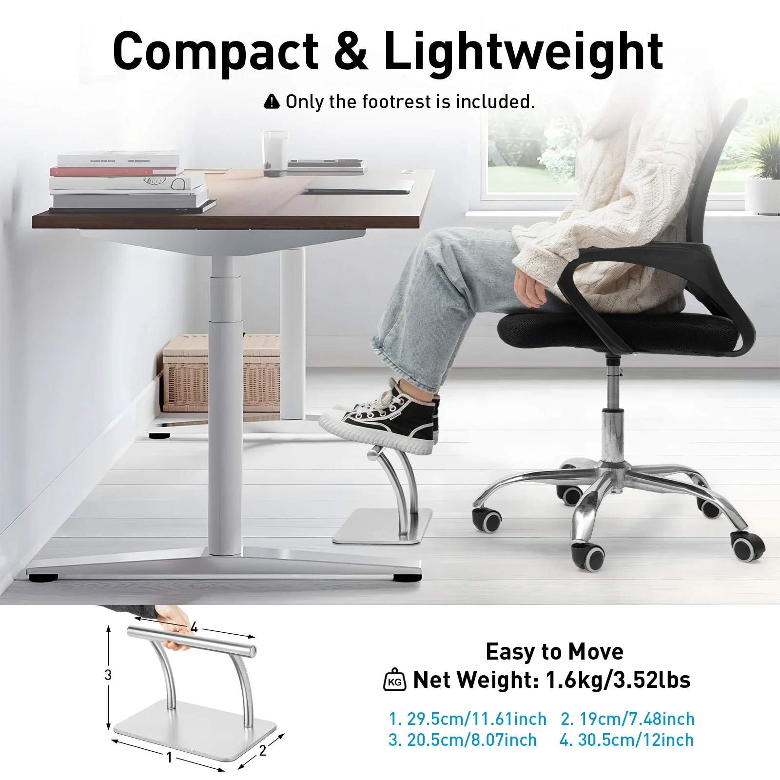 Stainless Steel Foot Rest for  - đánh giá và giá Work Office Furniture