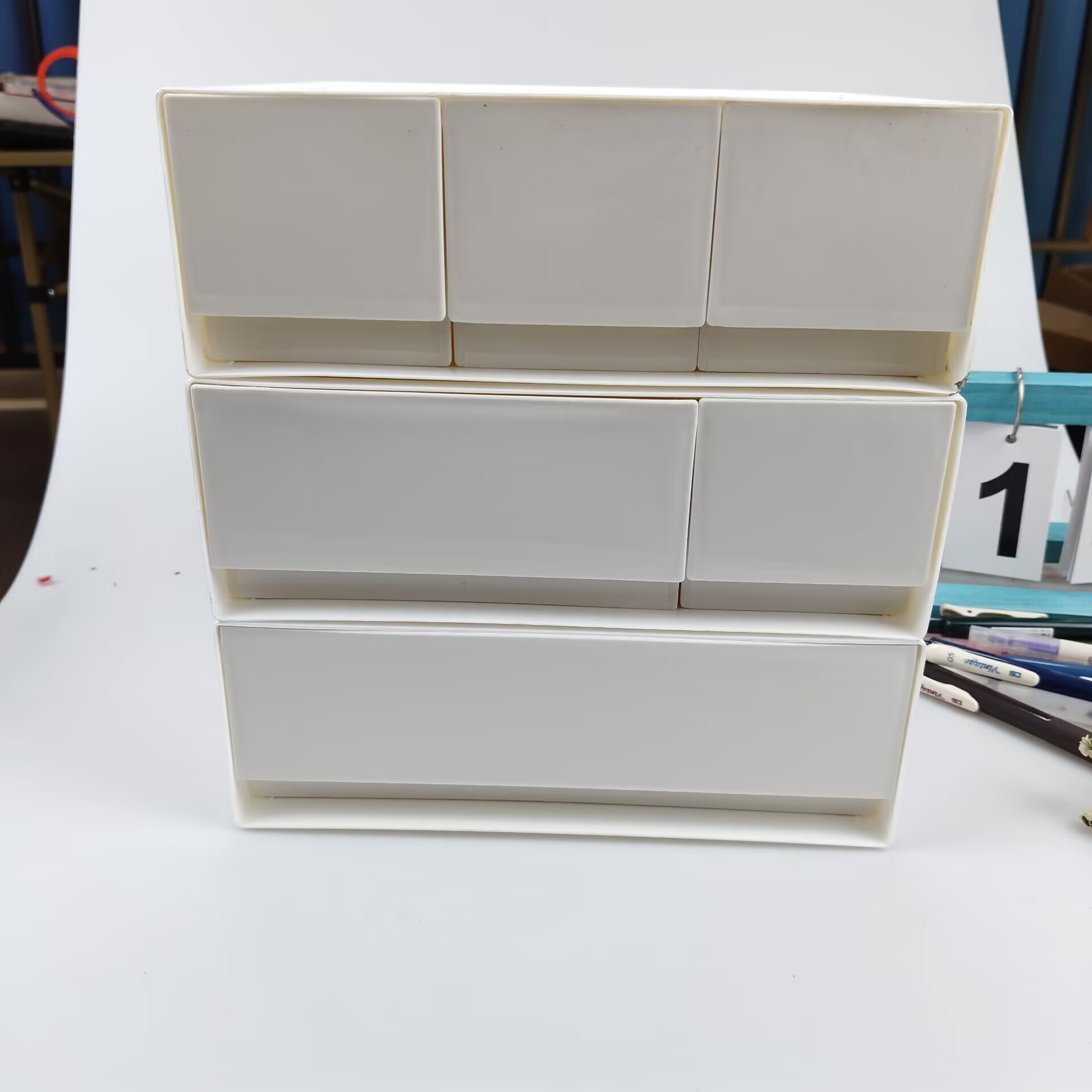 Desktop Storage Box, Drawer, C - đánh giá và giá Office Furniture Cabinets