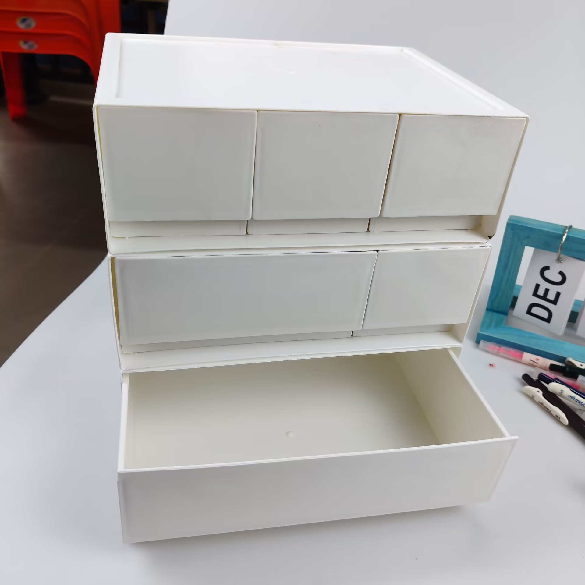Desktop Storage Box, Drawer, C - đánh giá và giá Office Furniture Cabinets