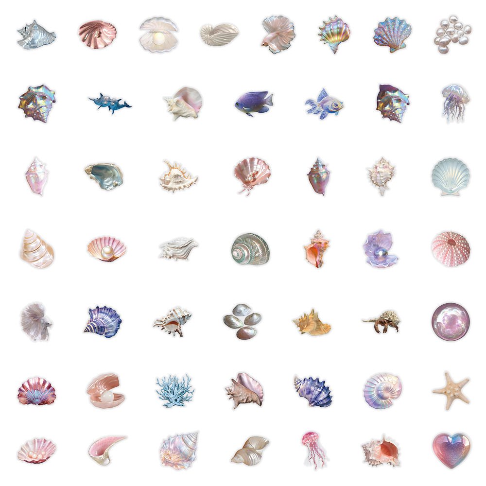 50pcs Cartoon Shell Graffiti S - đánh giá và giá Office Furniture Cabinets