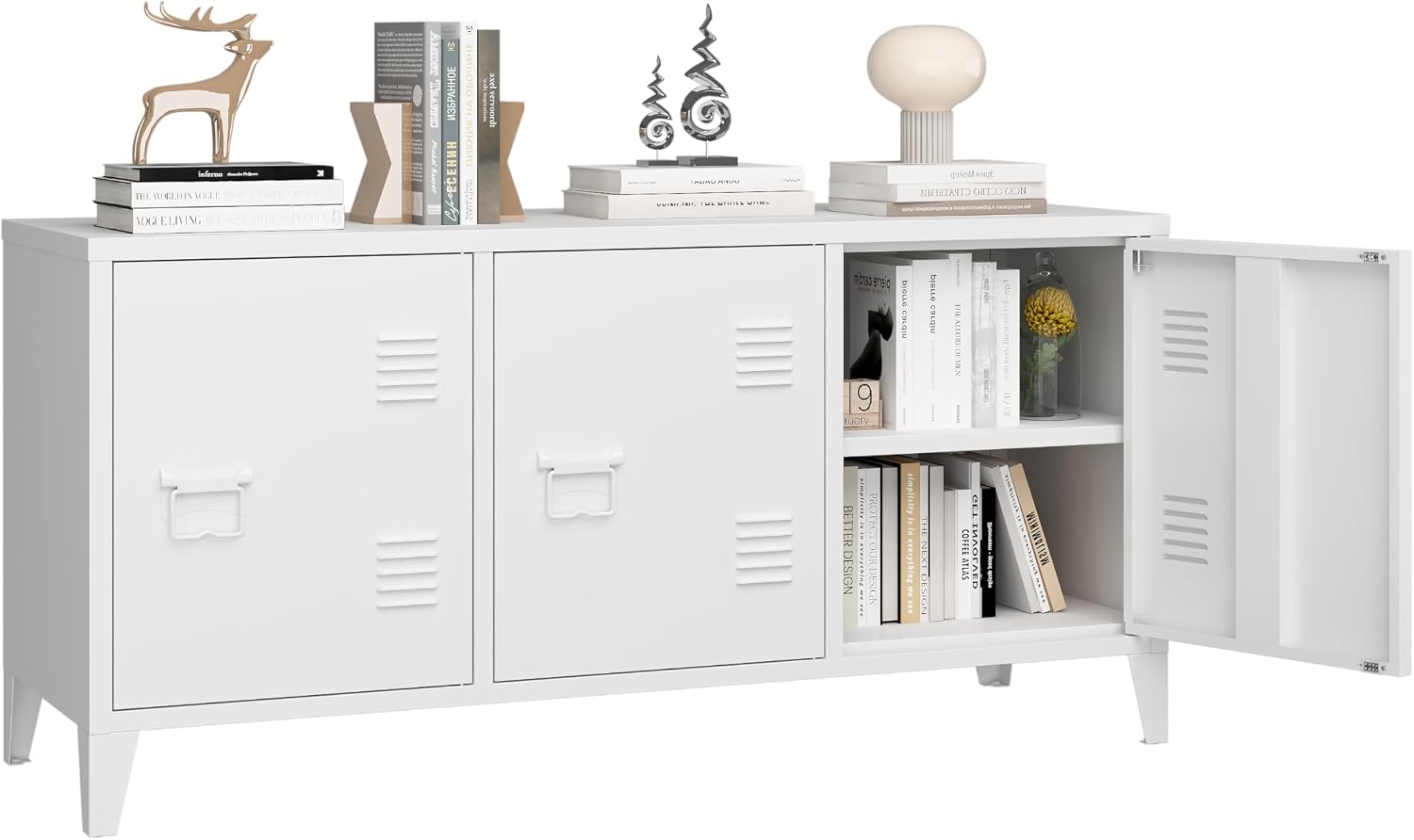 Modern TV Stand Entertainment  - đánh giá và giá Credenza Office Storage